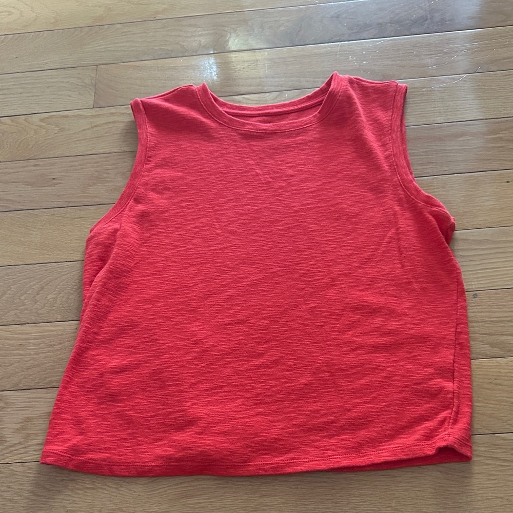 Essentials Bold Red Knit Top